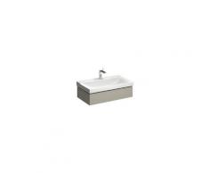 Keramag Xeno 2 Meuble sous-lavabo 807191 880x220x462mm, gris, laqué mat - 807191000