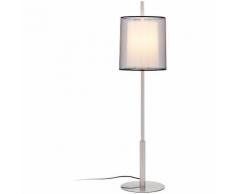 Lampadaire de style moderne-Matte de nickel83