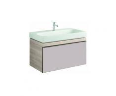 Geberit Citterio Meuble sous-lavabo 500559Jl1, 88,4x55,4x55,4x50,4cm, texture bois chêne beige