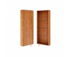 SWIVBOX | Armoire à chaussures pivotante 180° 190x63.6x18 cm | 4 étagères 12 paires | Meuble de