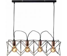 Suspension LED, cuivre, L 73 cm, AYR