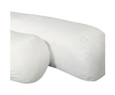 Traversin lavable Confort - 20 x 140 - Blanc