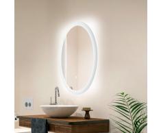 Miroir De Salle De Bain Lumineux LED 50x70Cm Interrupteur Tactile Dimmable (SUN-SYJ-16304)