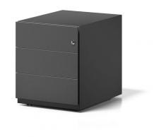 Bisley Caisson roulant Note™, avec 3 tiroirs universels, h x l x p 495 x 420 x 565 mm, avec barre