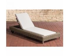 Lit de soleil exclusif Rosso 5 mm rond/nature Blanc beige