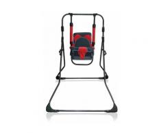 Balancelle berceau transat chaise haute 12m+ bébé enfant - Samba Plus 4en1 - Bleu marine et Rouge /