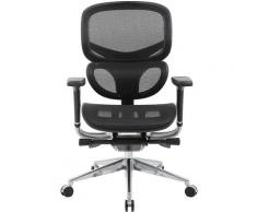 Chaise de bureau pivotante inSync avec dossier respirant, noir