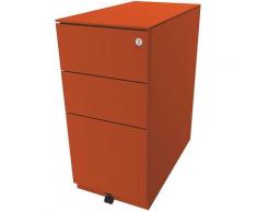 Bisley Caisson roulant Note™, avec 2 tiroirs universels, 1 tiroir pour dossiers suspendus, h x l x