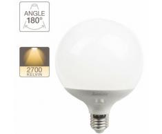 Ampoule LED Globe 12 cm, culot E27, conso 20W, eq. 150W, blanc chaud | Xanlite
