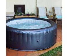 Spa MSPA gonflable rond – CARLTON 6 - Jacuzzi 6 personnes rond 205 cm, PVC, pompe, chauffage,