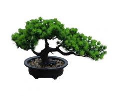 Artificielle Bonsaï Arbre Fausse Plante Décoration en Pot Artificielle Maison Plantes Japonais Pin