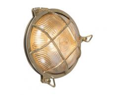 Applique Retro or IP44 - Nautica ronde Rustique Luminaire exterieur IP44 - Qazqa
