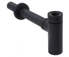 Hudson Reed - Siphon Lavabo Noir en Laiton - Nox