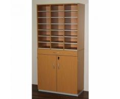 OFFICE AKKTIV Bloc multicases, modèle large - h x l x p 1864 x 913 x 440 mm, 21 casiers format A4