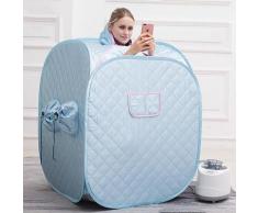 BATHRINS®SPA Sauna PortableCabine de sauna 2.5L pour 2 personnes Bleu