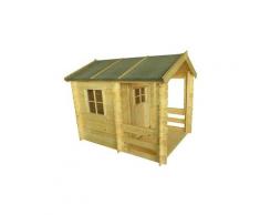 Maisonnette en Bois Outdoor Toys Peter - 146x181x145 cm - 2,64 m² + Porche