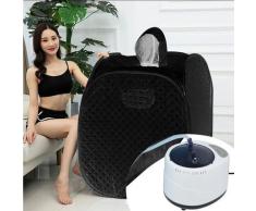 Sauna à transpiration SPA-2.5L simple 80*80*100cm | NOIR - Aqrau