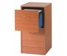 Beaux Meubles Pas Chers - Classeur 2 Tiroirs 50 Dossiers Suspendus - Coloris: Merisier