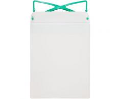 Porte-documents magnétique - avec crochet et bande magnétique, pour format A5 - h x l 260 x 155 mm,