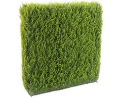 HAIE artificielle haute gamme Spécial extérieur / Cyprès artificiel Juniperus vert - Dim : 65 x 23