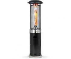 Bali Outdoors - Chauffage d’extérieur gaz 11kW– – Parasol chauffant–véritable flamme. roulettes .