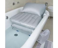 Coussin élévateur de bain Airflo - 58 cm - Blanc et bleu