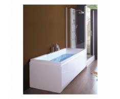 Baignoire en acrylique lucite rectangulaire balnéo à 12 jets IOS 170X70X43 cm