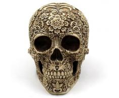 Halloween Horror Creative Spoof Spoof Skull Décoration Human Crâne Replica Décoration Ornement