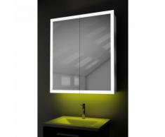 Armoire salle de bains Ambient Y Bordures Lumineuses, Antibuée, Rasoir, Capteur - Couleur LED :