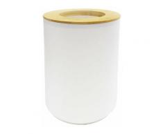 Poubelle De Salle De Bain 'smart' 5l Blanc - Paris Prix