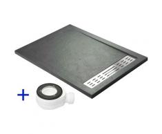 Receveur de douche extra plat PREMIUM Gris ardoise Ral 7016 90X140