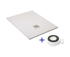 Receveur de douche extra plat blanc Ral 9003 100x170
