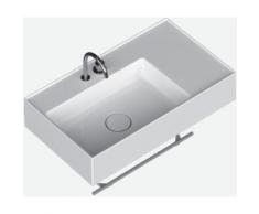 Domus Falerii Lavatrucco - Lavabo à poser/suspendu 800x460 mm. Vasque à gauche (code 17CN811) .