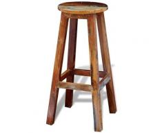 Tabouret de bar Bois de récupération massif