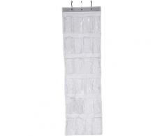 Porte-chaussures mural, sac de rangement pour porte 24, grille, transparent, maison, enregistrer,