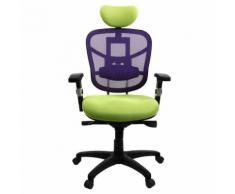 Fauteuil de bureau ergonomique anis et noir UP TO YOU