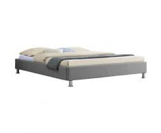 Lit futon double pour adulte NIZZA queen size 160x200 cm 2 places / 2 personnes, avec sommier et