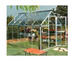 Serre de jardin HARMONY 6x10 argent - 5.7m²