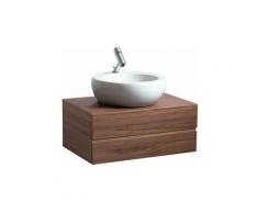 Laufen IL BAGNO ALESSI Un meuble sous-lavabo, trou central, 332x800x500, pour lavabo 818971,