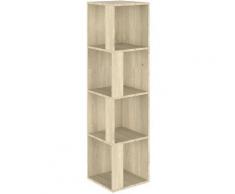 Armoire d'angle Aggloméré Chêne sonoma 33x33x132 cm