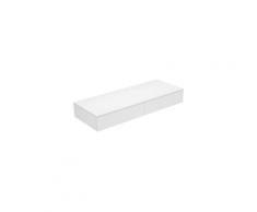 Keuco Edition 400 Buffet 31764, 2 tiroirs, 1400 x 199 x 450 mm, Corps/Avant: Laque texturée truffe