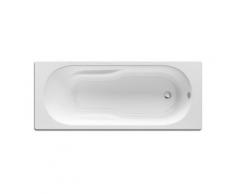 Baignoire rectangulaire avec pieds Neo-Genova 170x75 blanc