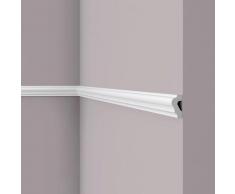 NMC - Cimaise WL2 WALLSTYL Noel Marquet Profil de décoration design intemporel classique blanc 2 m