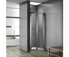 Porte de douche 100x187cm porte de douche pliante