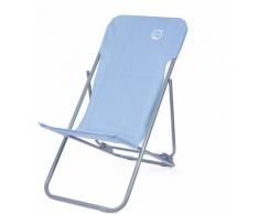O'sun - Chilienne 4 positions Structure pliable et confortable - Couleur : Bleu - Bleu