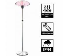 GREADEN - Parasol Chauffant Infrarouge PLUTON avec Télécommande & Minuterie - Chauffage électrique