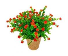 SOEKAVIA Fleurs d'eucalyptus Artificielles, Bouquet de Fleurs de Plantes Artificielles de Verdure,