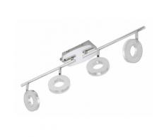 Plafonnier LED RGB, spots orientables, télécommande