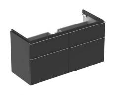 iCon Meuble sous-lavabo 840420 1190x620x477mm, poli alpin brillant, Coloris: laque de lave matte