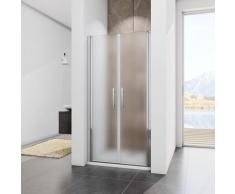 Acezanble - Porte de douche battante 110x185cm, en niche